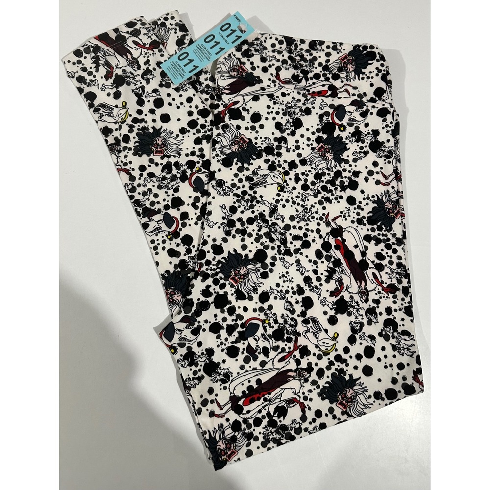 LuLaRoe Disney Villains Cruella de Vil Leggings TC2‎ 101 Dalmatians **RARE**